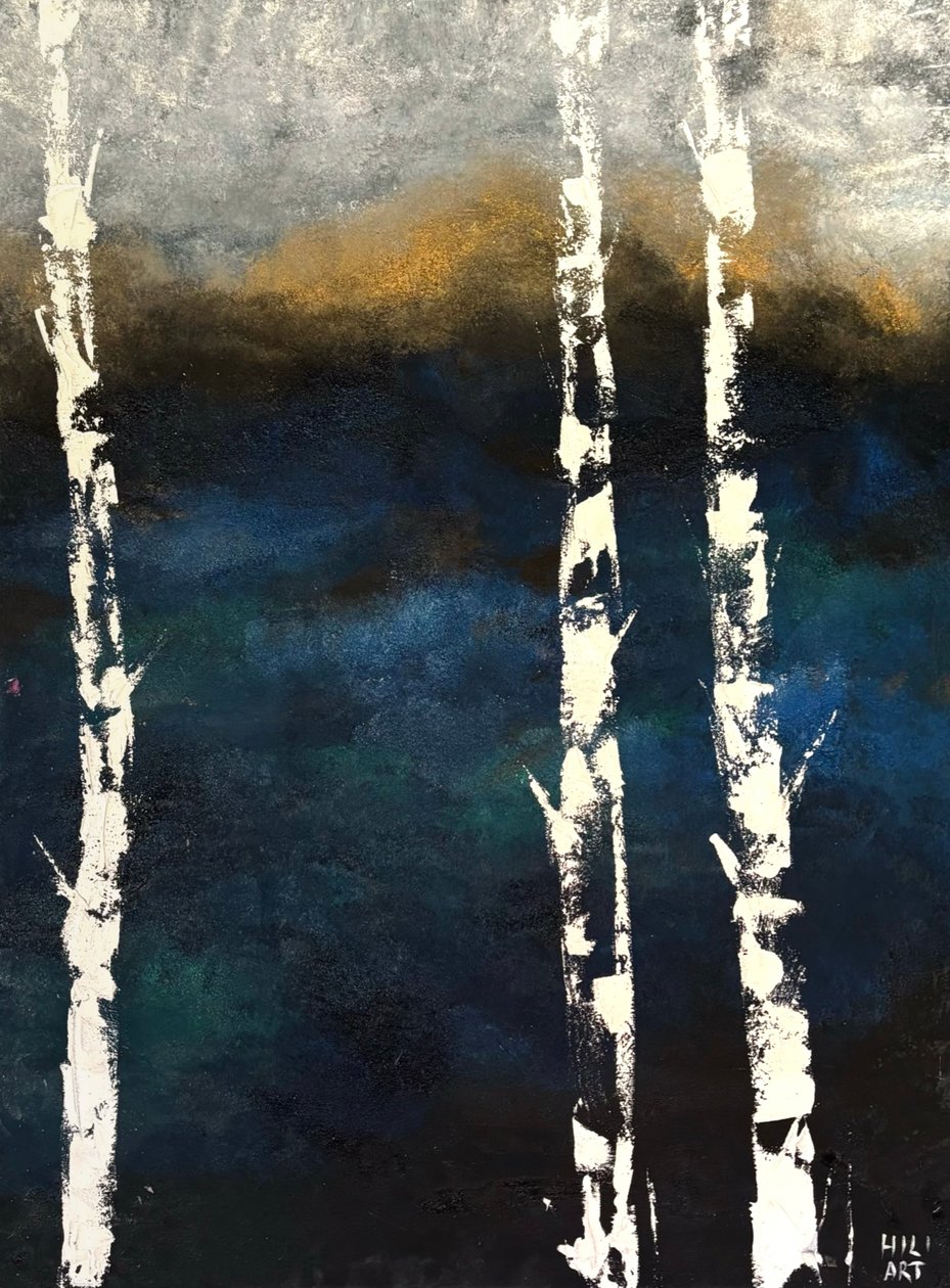 Dunkelblau von HILI ART Tetiana Brzozowski