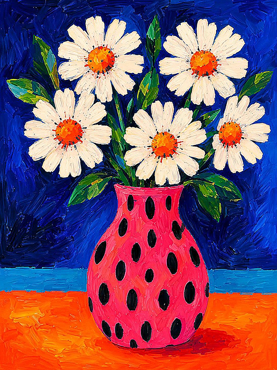 Margaridas num sonho de cores de Nomi Morina