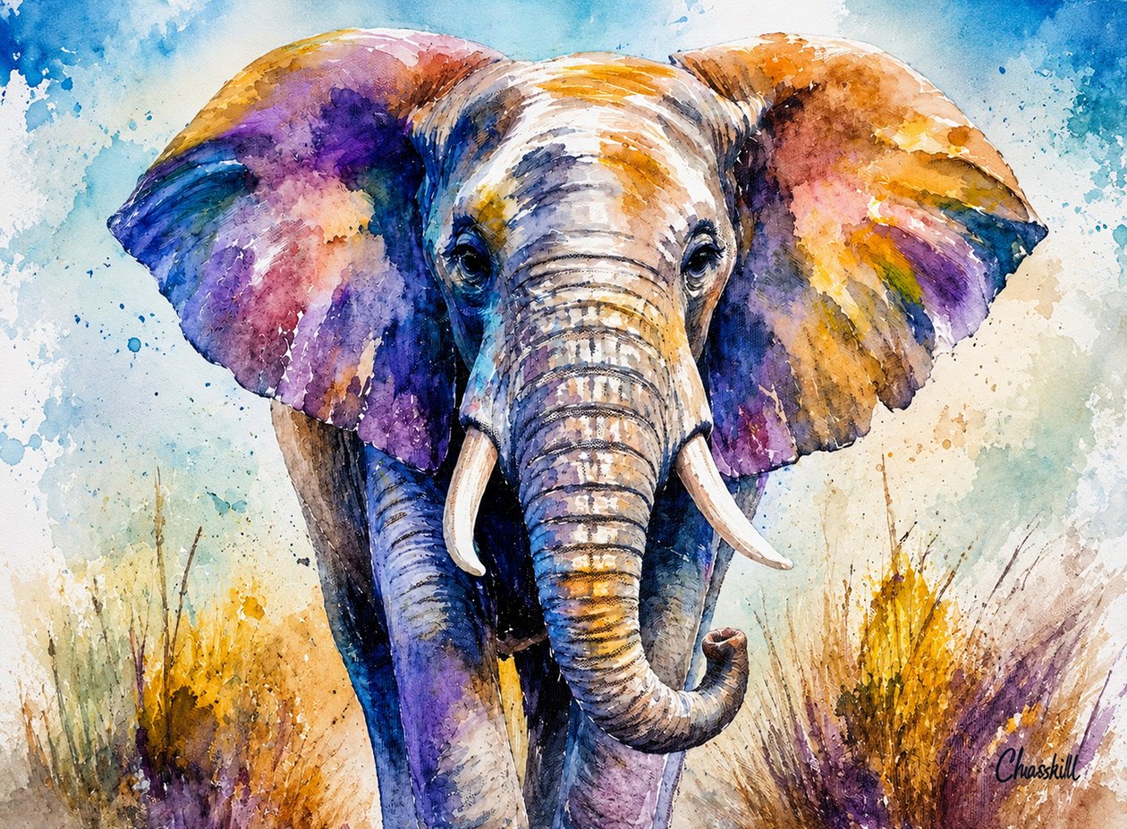 Elefante de HaskellArt