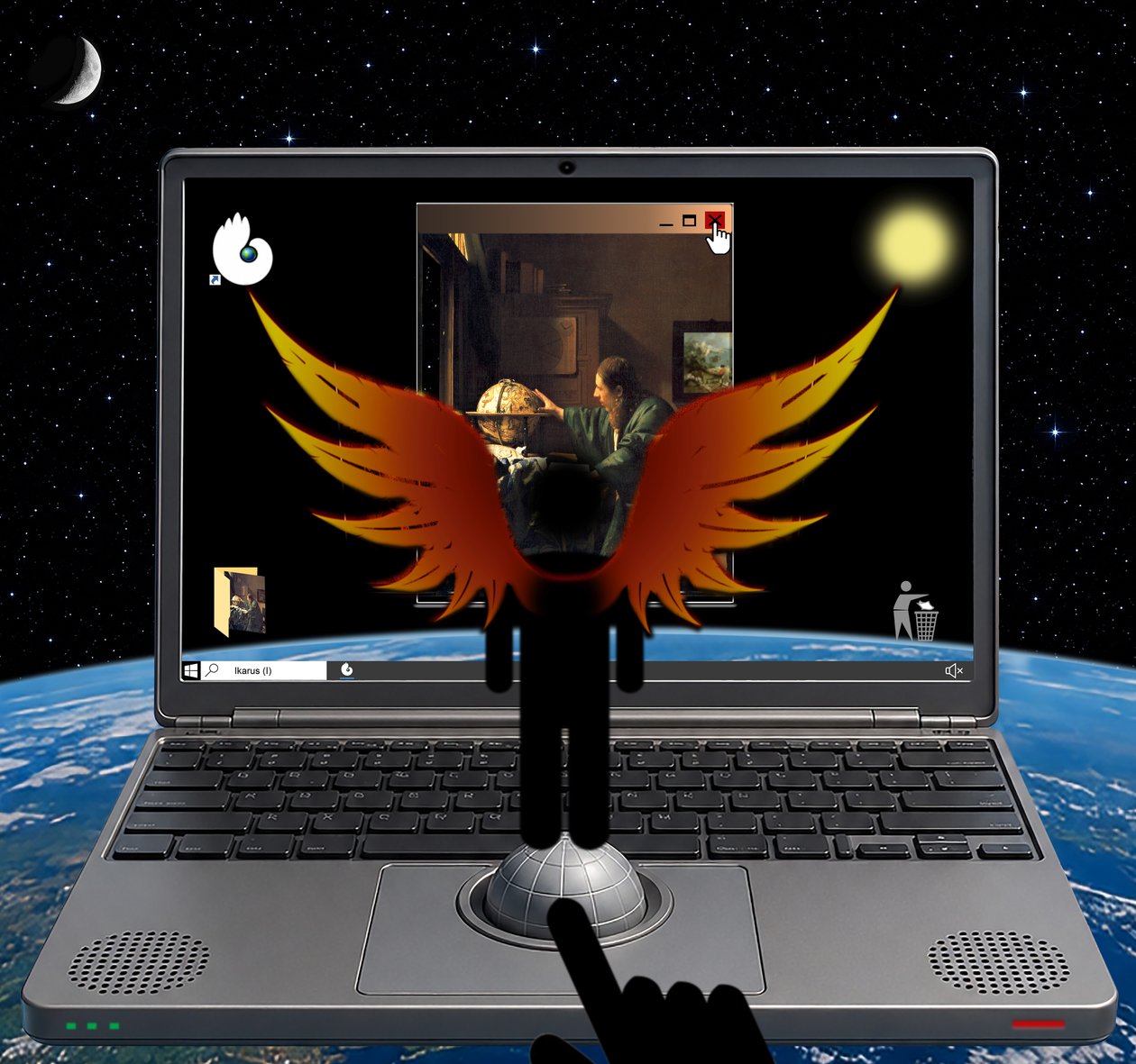 ÍCARO (I) (da série WINDOWS) de Alexander Eibach