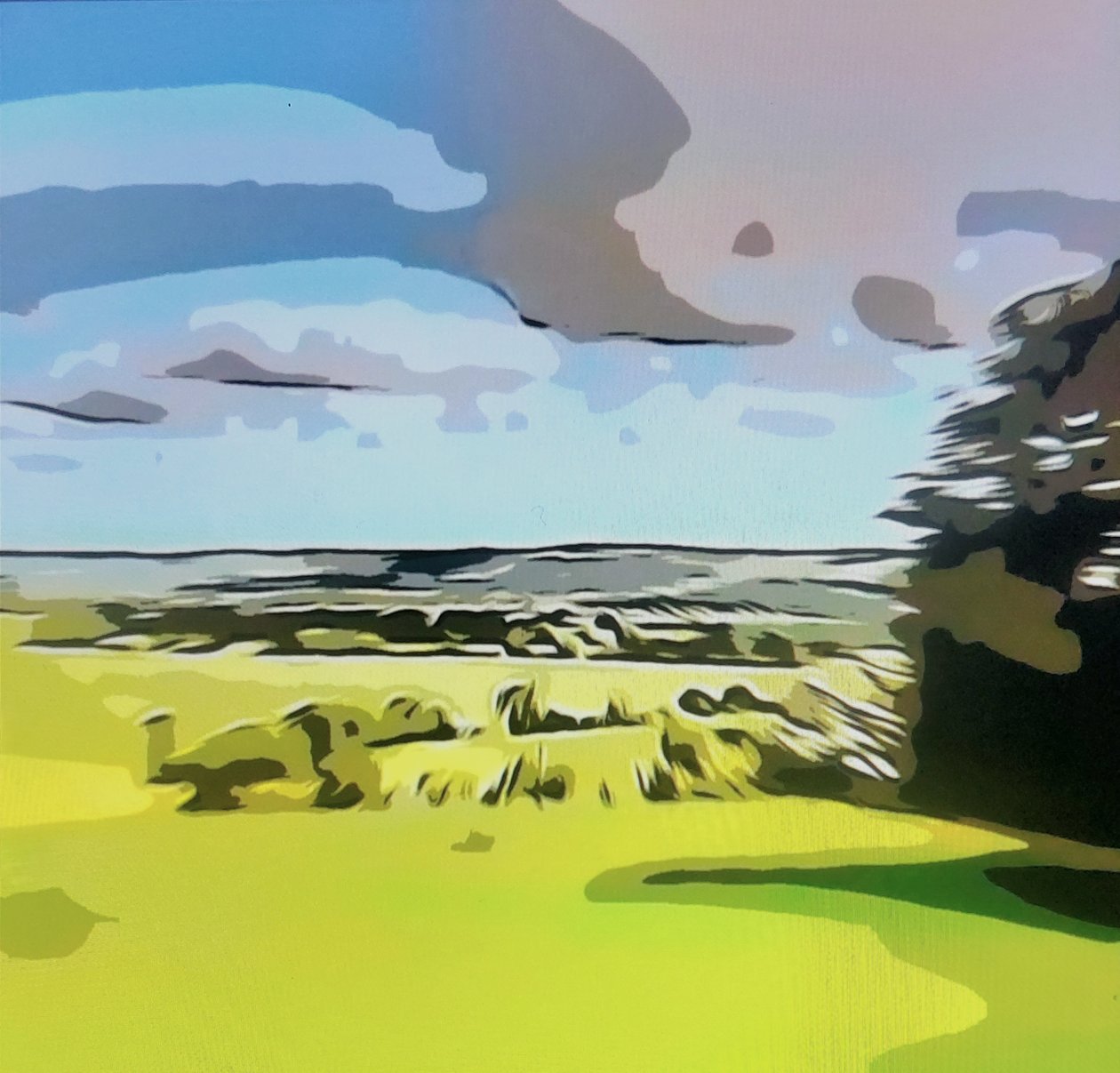 Digitale Landschaft 05 de M. Vet