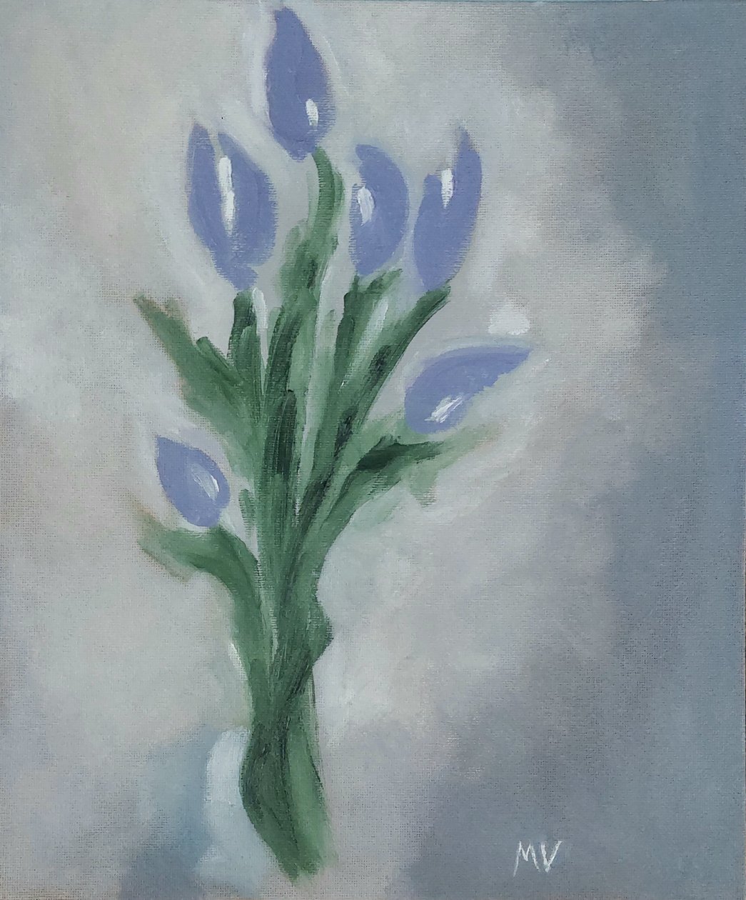 Túlipas lilases de M. Vet