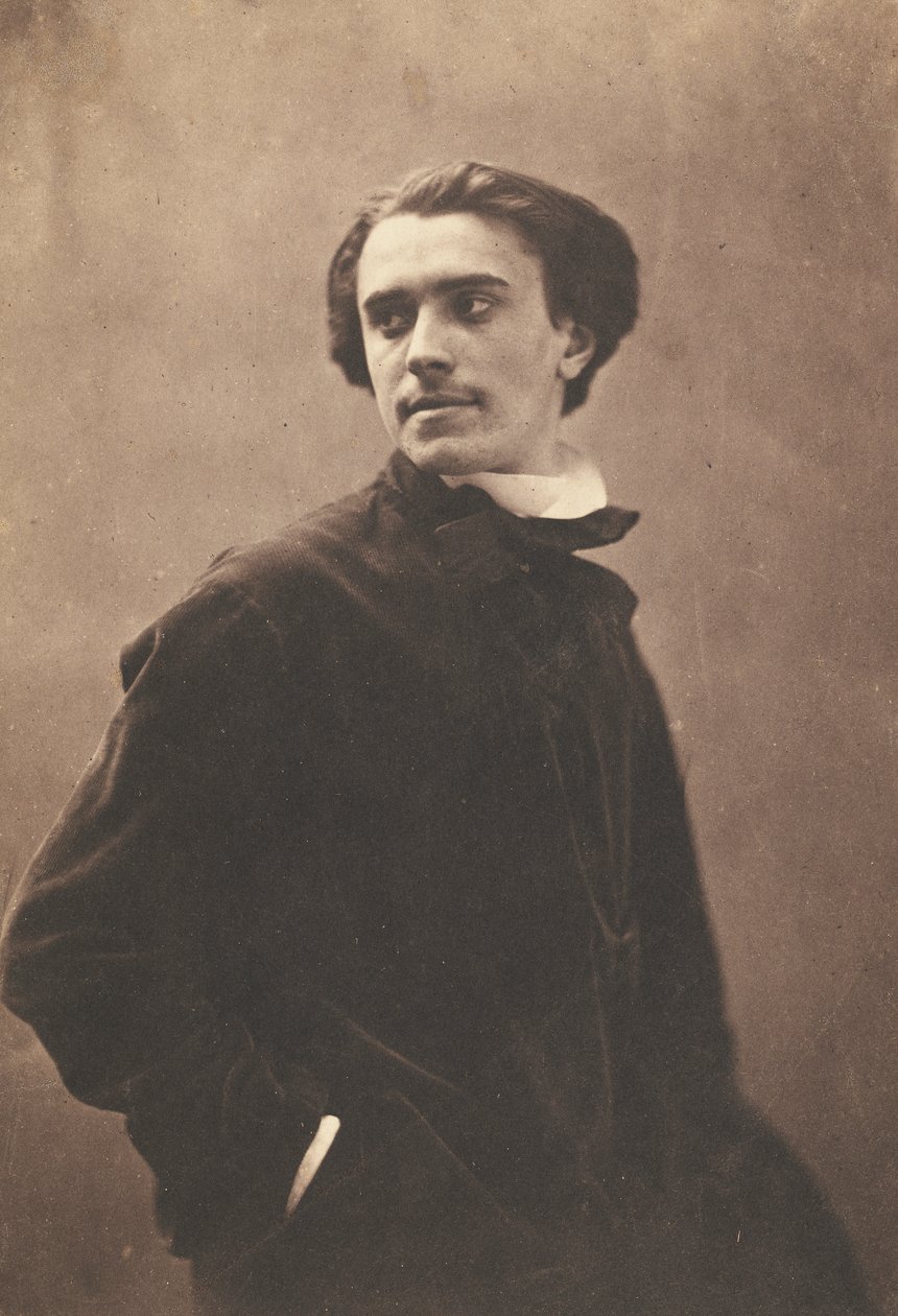 Amei Millet ,, 1855-59 (impressão de papel salgado) de Nadar