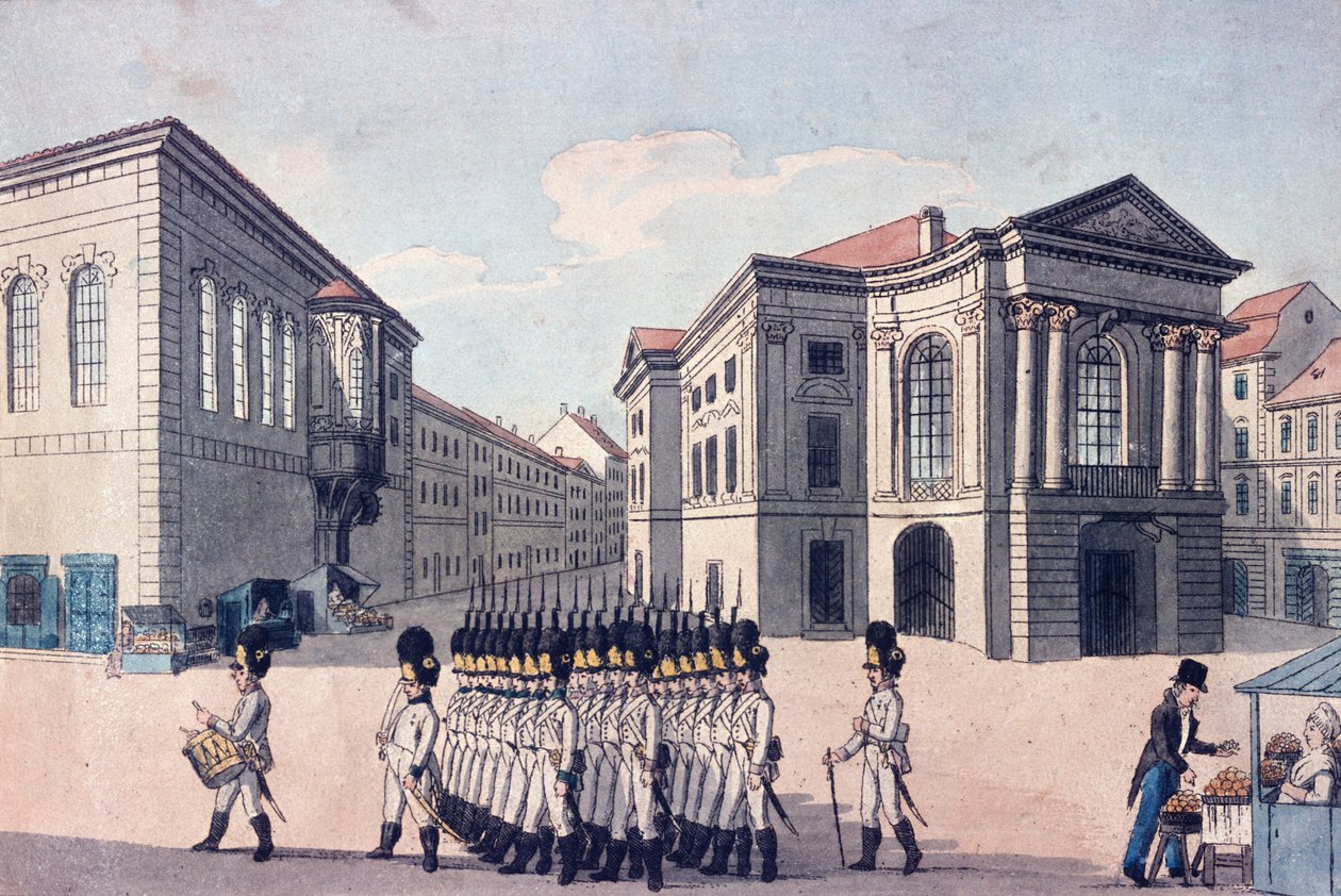 Estates Teatro, Praga, c.1810 de A. and Berka, Johann Gustav