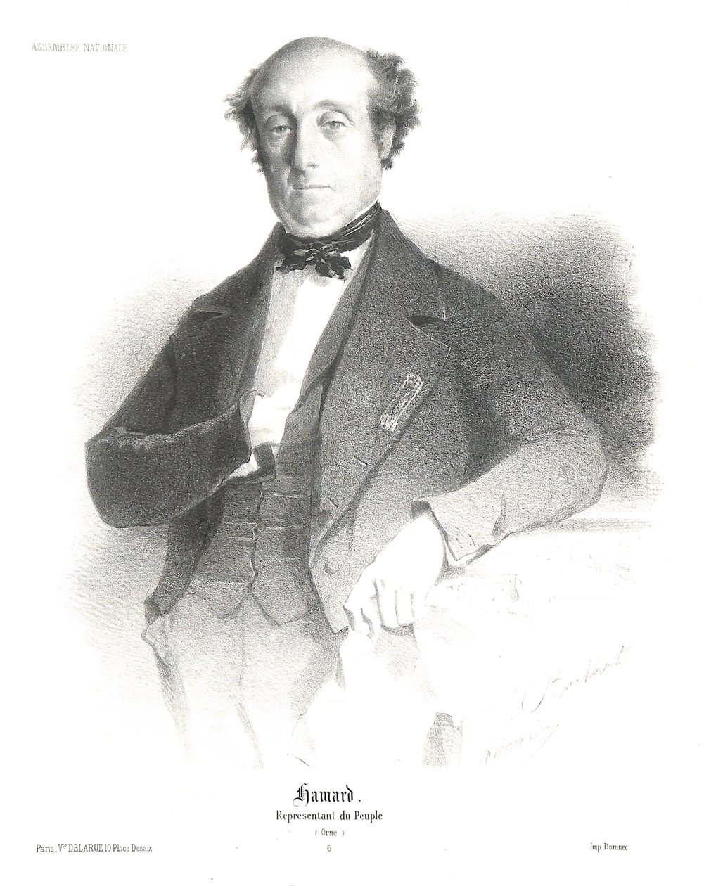 Retrato de Pascal HAMARD de A. Lemaire Berthet
