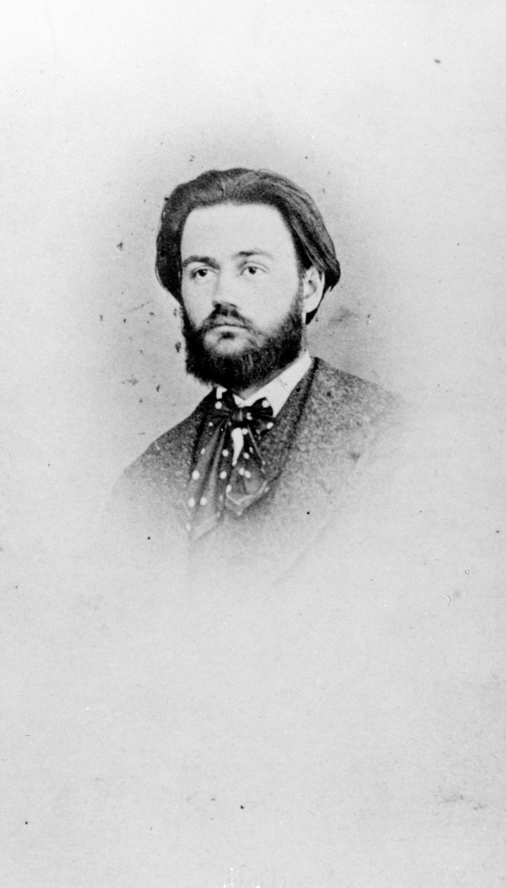 Emile Zola (1840-1902), 25 anos, c.1865 de A. Pinsard