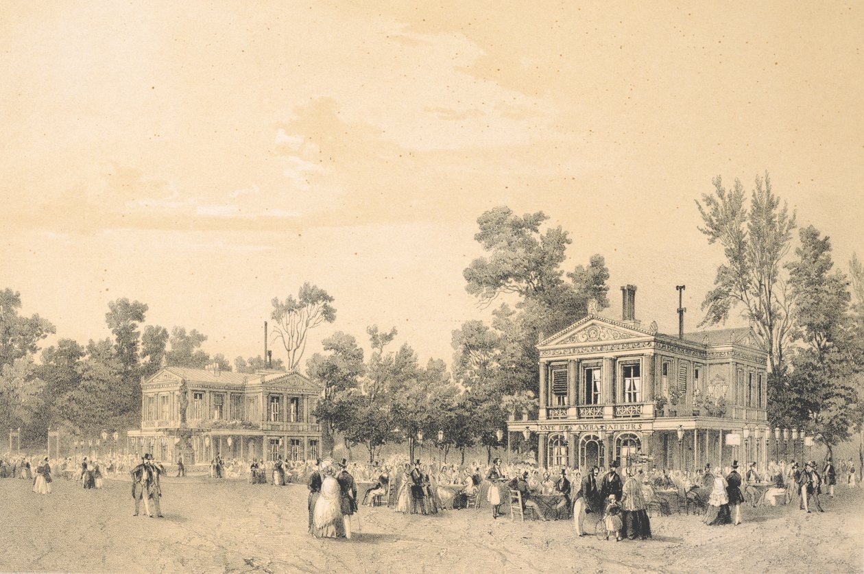 Cafe des Ambassadeurs, Champs-Élysées de A Provost
