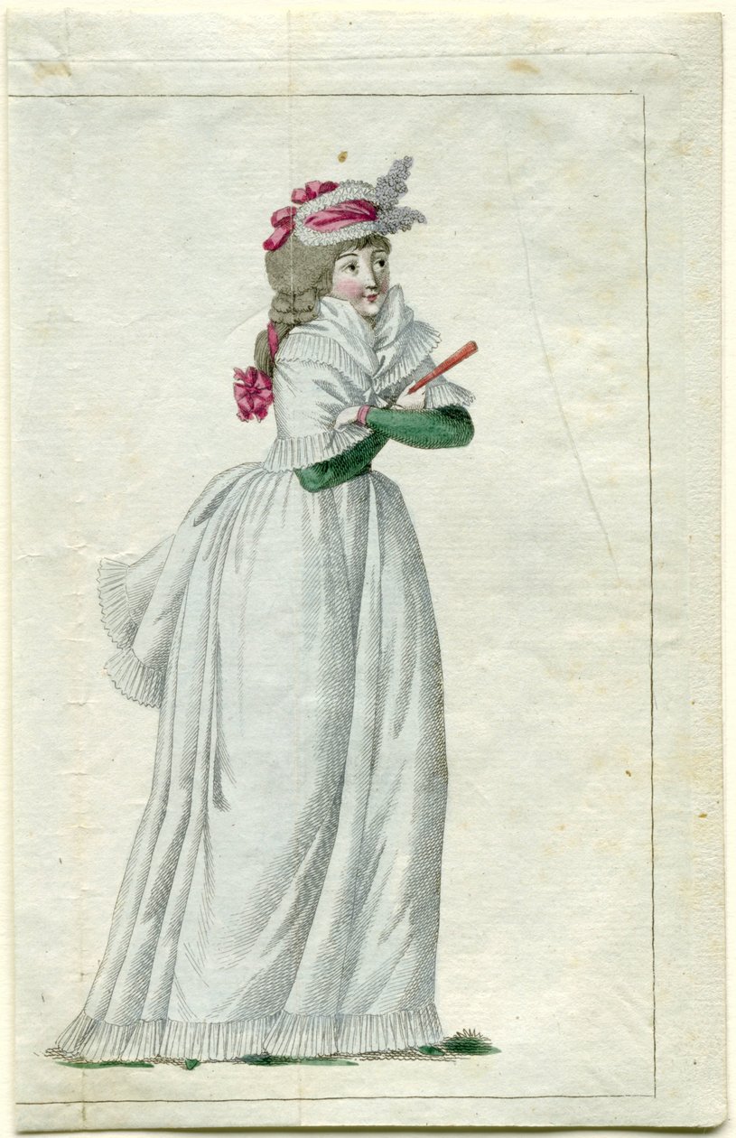 Journal of Fashion and Taste, 20 de julho de 1792, 15º caderno, pl. 2 de A.B. Duhamel (possibly)