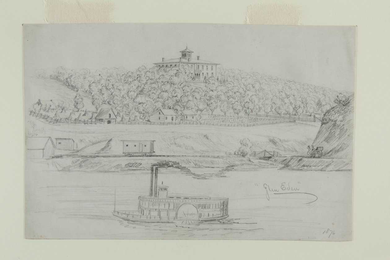 Lápis desenhando Glen Eden de A.B. Greene de A.B. Greene