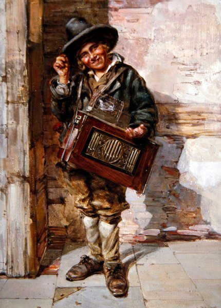 O jogador Hurdy-Gurdy de A.J. Rayner
