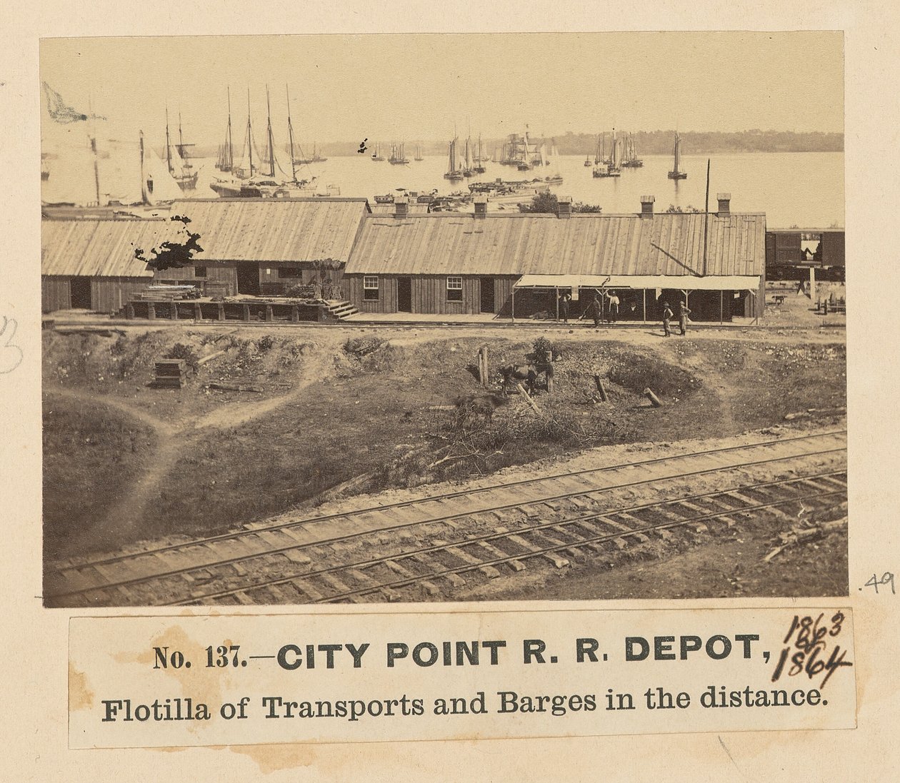 Depósito ferroviário de City Point de A.J. Russell