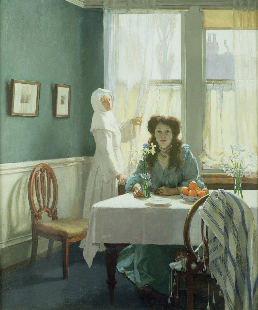 Interior de uma casa religiosa de A.M. Mitchell