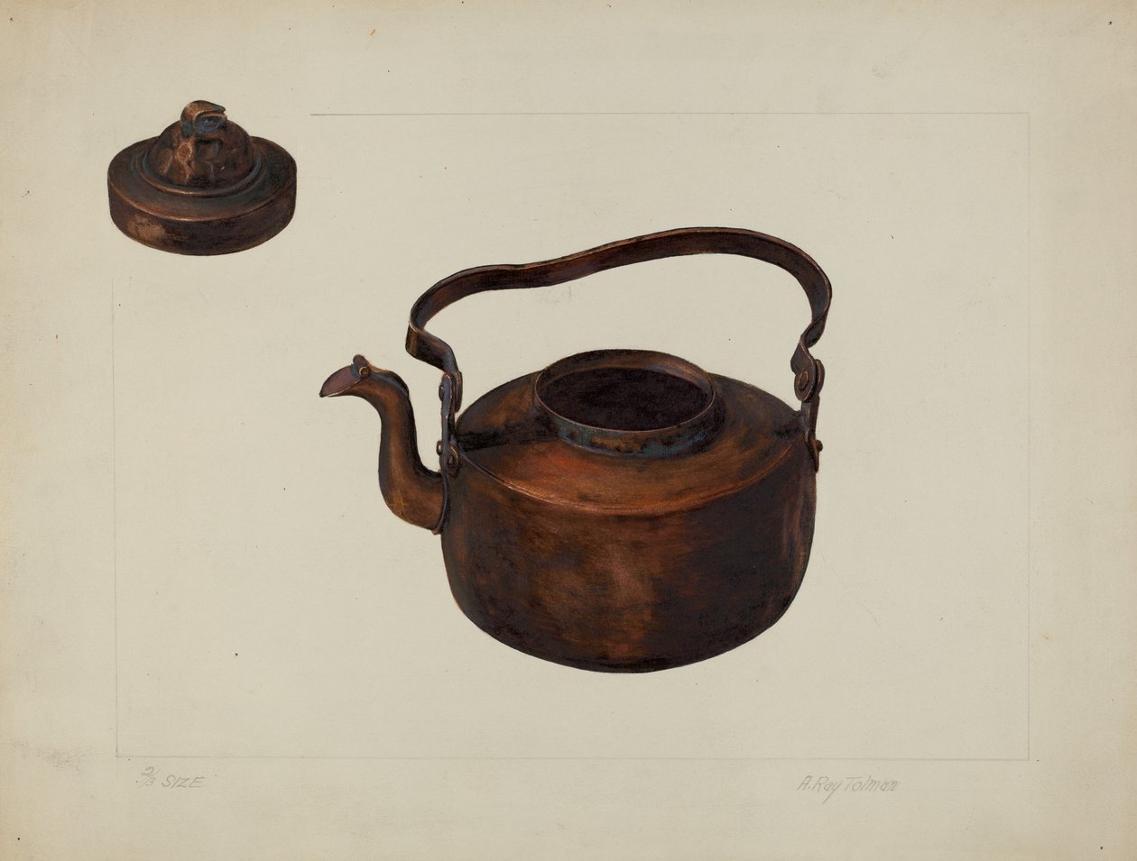 Chaleira de cobre de A.R. Tolman