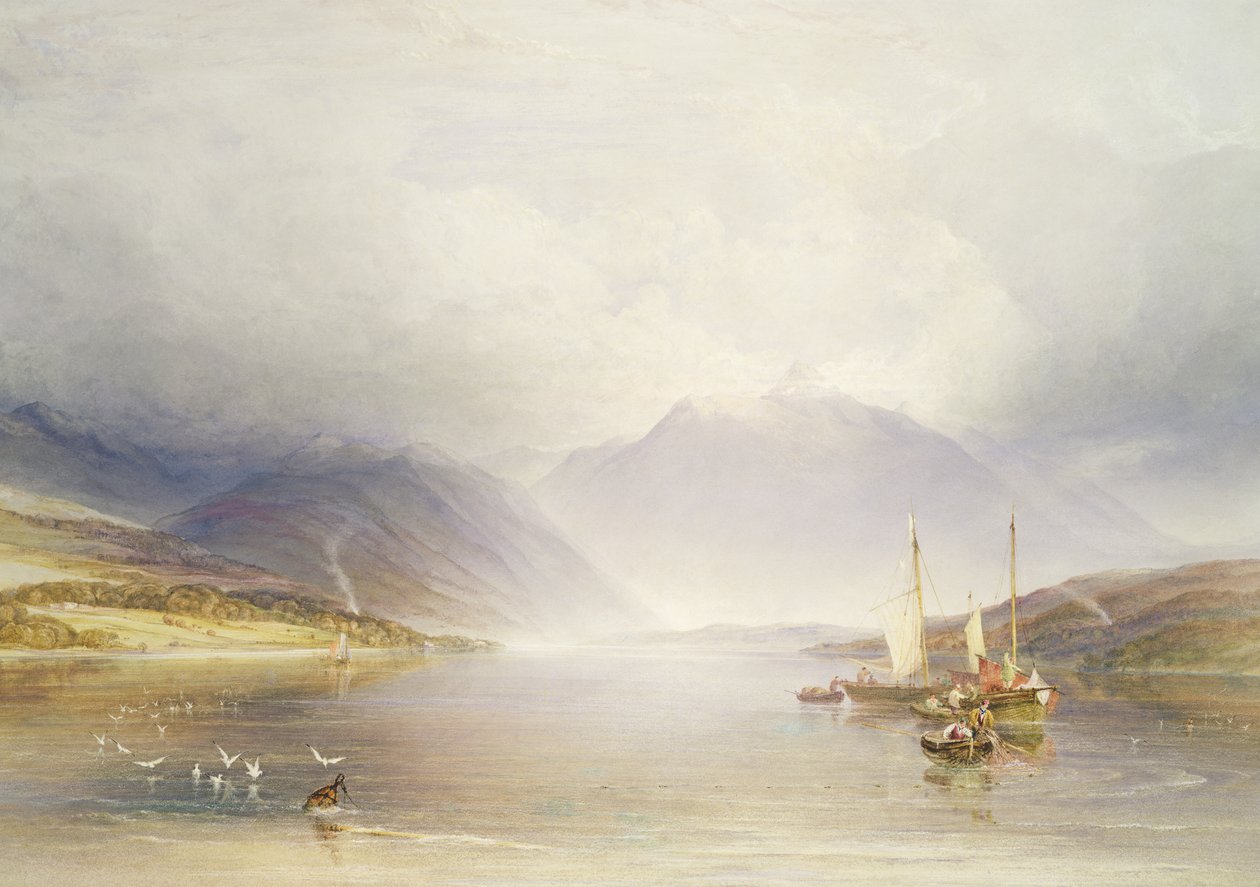 Loch Etive, Argyllshire de A.V. Copley Fielding
