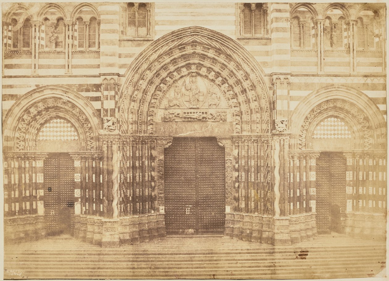 [Portas da Catedral de Génova]. de A. Bardou