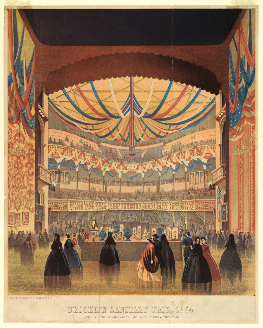 Brooklyn Sanitary Fair de 1864, a Academia de Música de A. Brown and Company