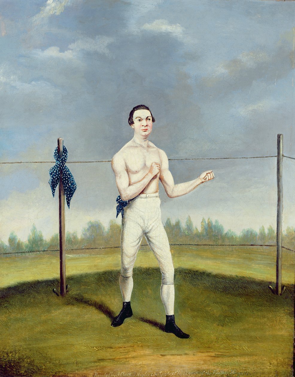 Hoyles, o "campeão aranha dos pesos de penas" de A. Clark