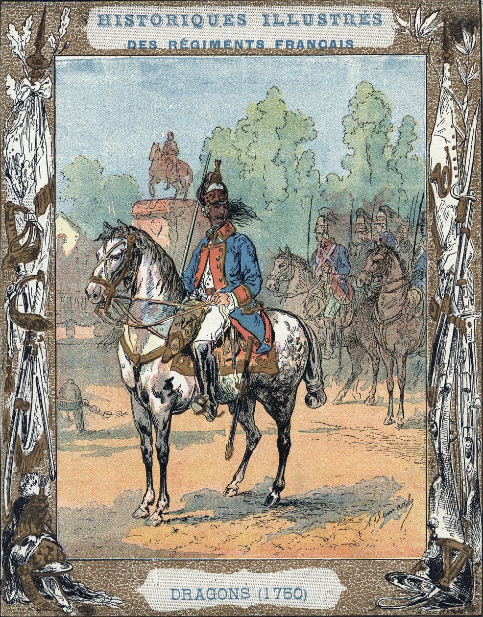 Dragões do Exército Imperial Francês de A. Demarle