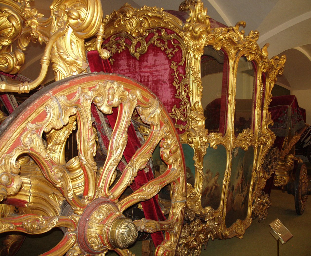 Imperatriz Elisabeth Petrovnas Royal Coach, 1754 de A. Drillerosse