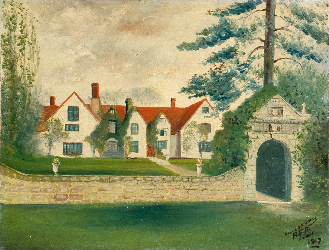 Casa senhorial em França de A. F. Harris