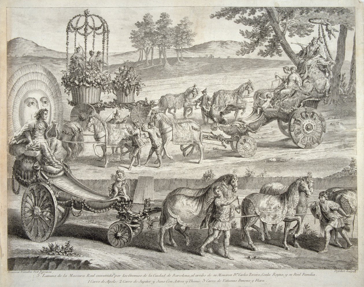 A Carruagem de Apolo, 1764 de A. J. De Fehrt