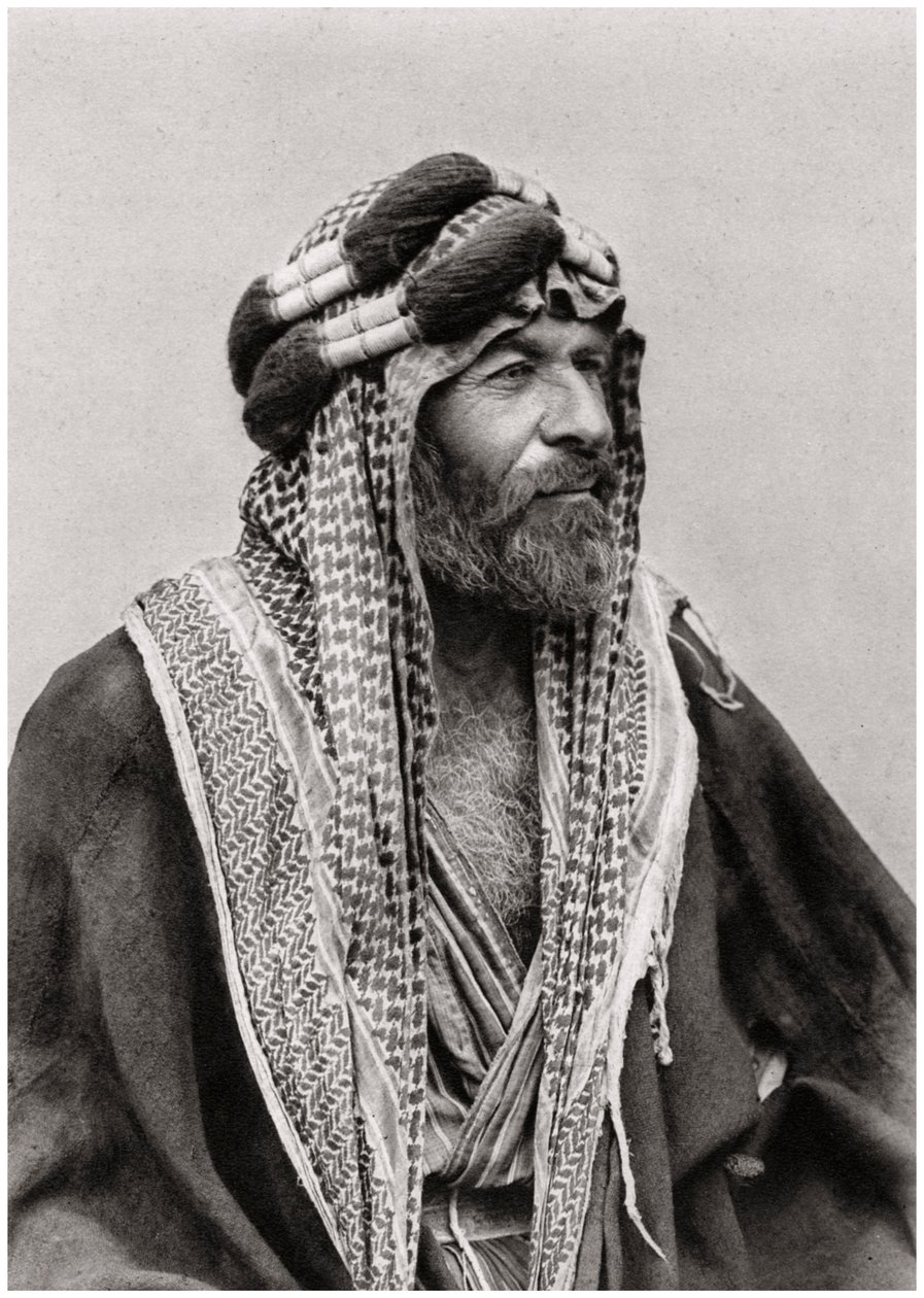 Um sheik árabe, Iraque, 1925 de A. Kerim