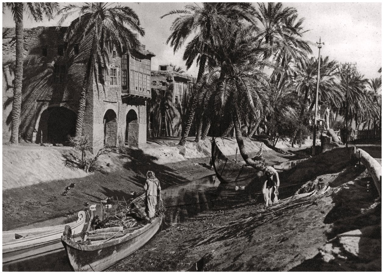 Serai Creek, Basra, Iraque, 1925 de A. Kerim
