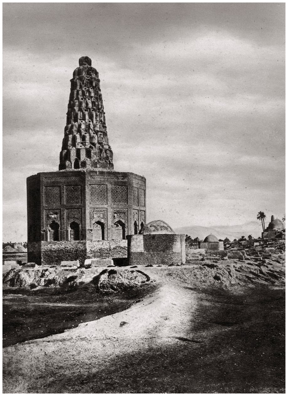 O túmulo de Zubayda, Bagdá, Iraque, 1925 de A. Kerim