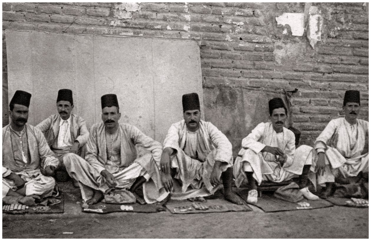 Cambistas turcos, Bagdá, Iraque, 1925 de A. Kerim
