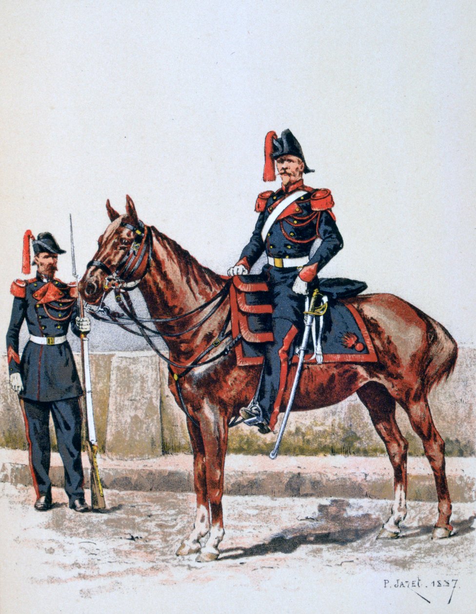 Guarda Republicana Parisiense, 16 de maio de 1848 - 1 de fevereiro de 1849 1887 de A. Lemercier