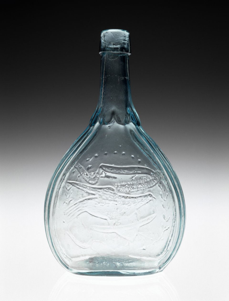 Frasco Figurado, c. 1866-1874 (vidro sem chumbo) de A. R. (attr.to) Samuels