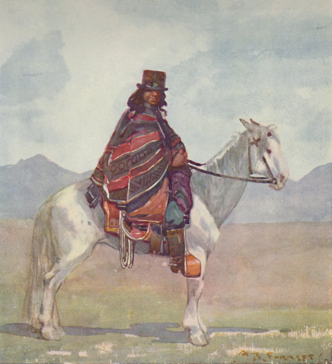Um índio araucano, 1916 de A. S. Forrest