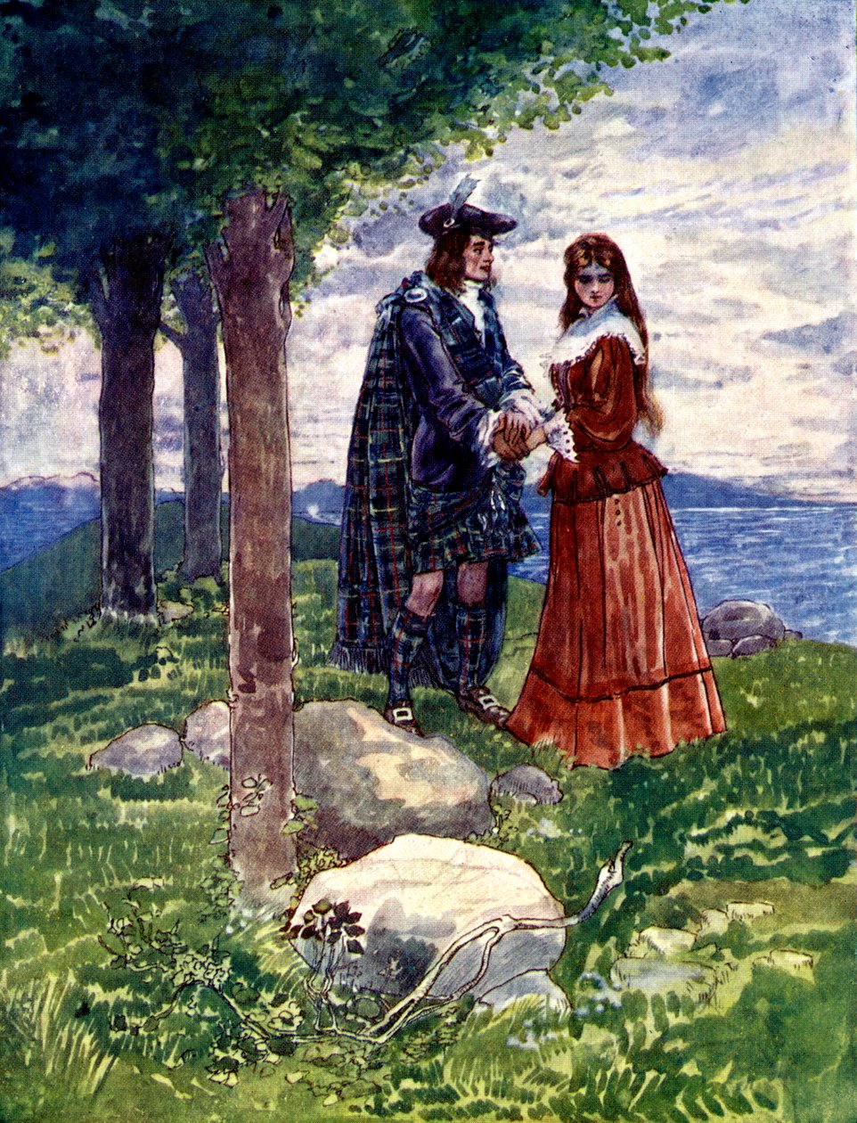 Eles se despediram tristemente, 1746, 1905. de A. S. Forrest