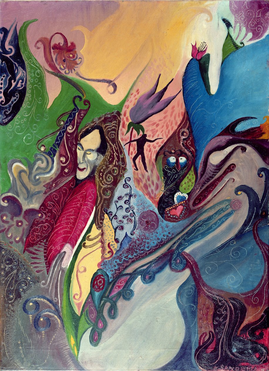 Fantasia (óleo sobre tela) de A. Sandeman