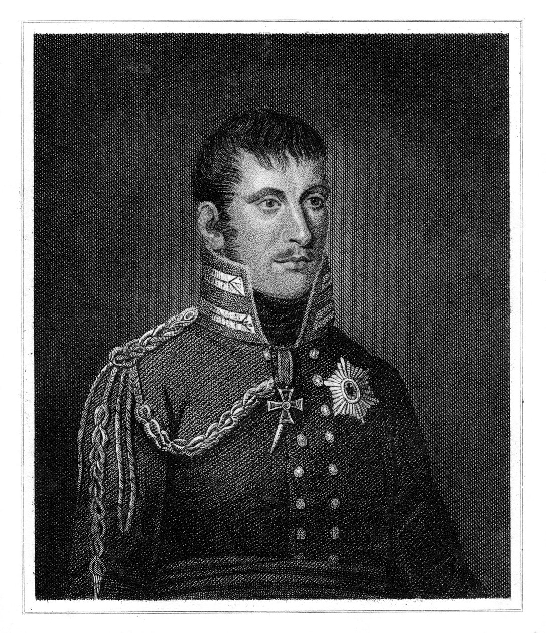 Frederico Guilherme III, rei da Prússia, 1815. de A. Wheltier