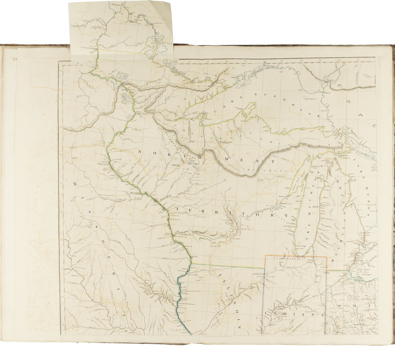 Um mapa dos Estados Unidos da América do Norte de Aaron Arrowsmith
