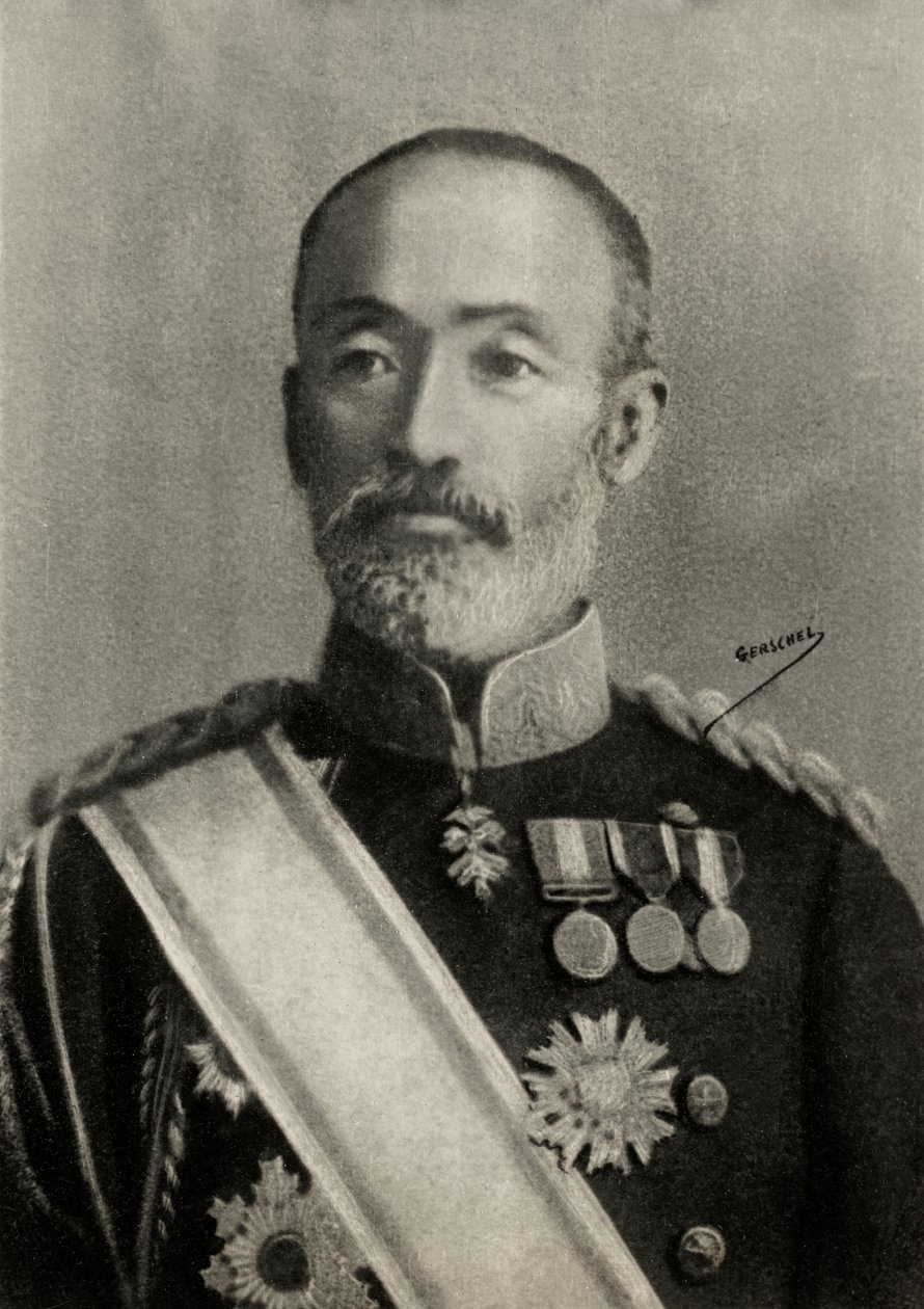 Retrato do General Maresuke Noghi (foto) de Aaron Gerschel