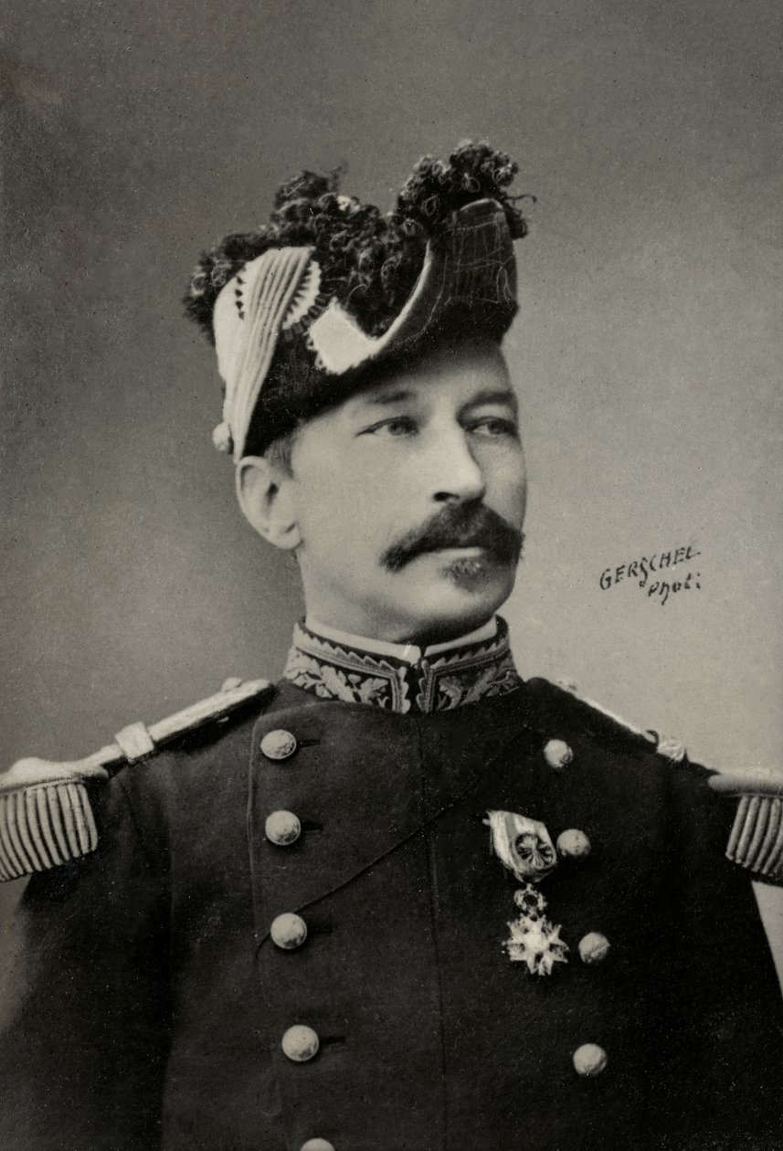 Retrato do general André Louis (foto) de Aaron Gerschel