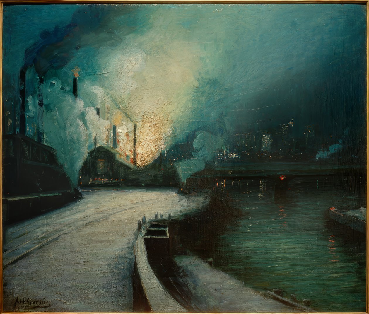 Industrieszene, Pittsburgh de Aaron Henry Gorson