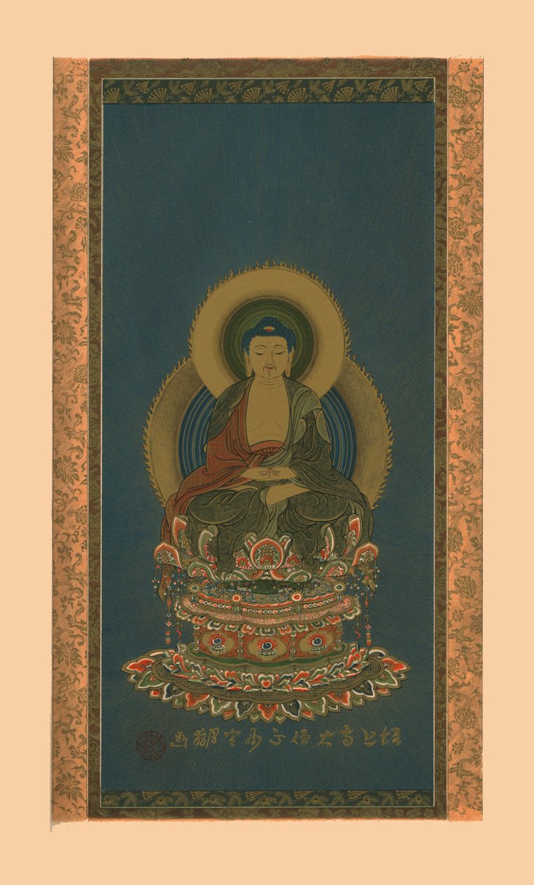 Amitabha, início do século 19, 1886. de Abbot of Zojoji