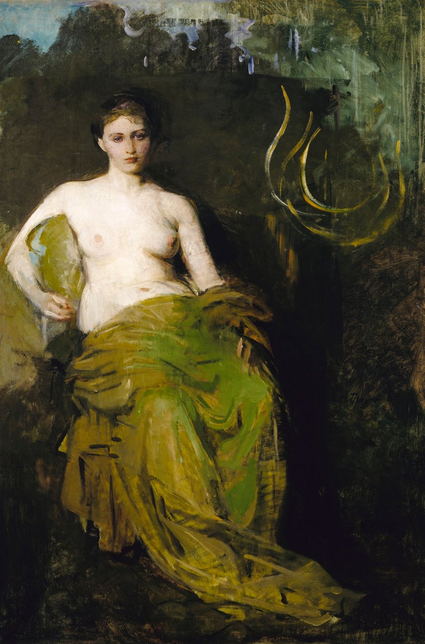 Figura meio drapeada de Abbott Handerson Thayer