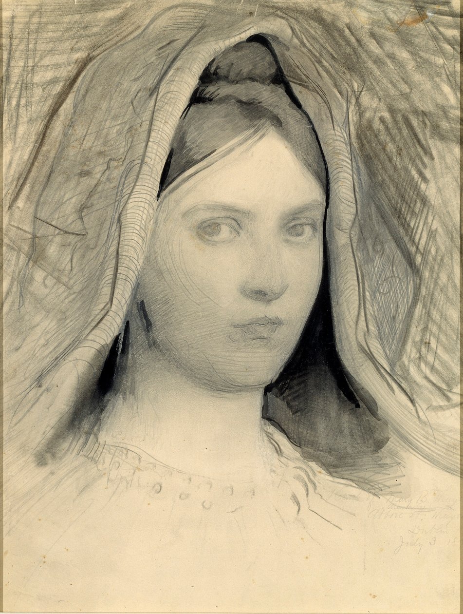 Cabeça de Mary B. Thayer de Abbott Handerson Thayer