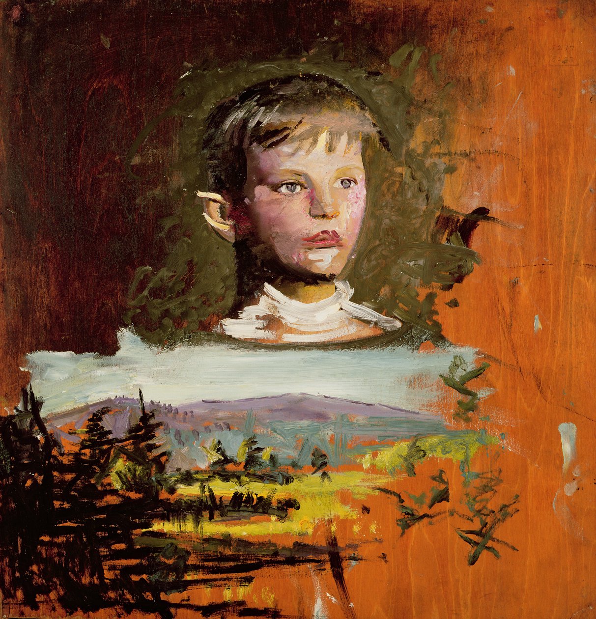 Cabeça de um menino, 1919 de Abbott Handerson Thayer