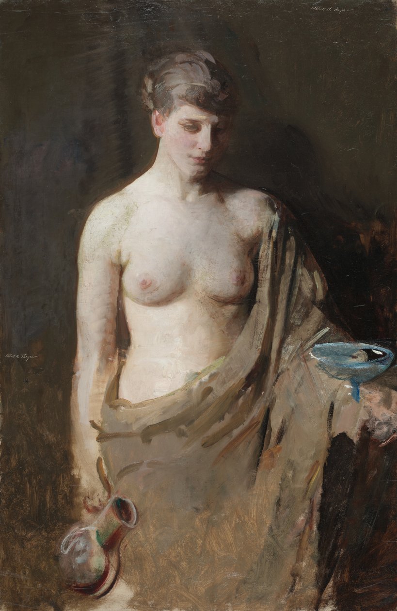 Hebe, c. 1890 (óleo sobre tela) de Abbott Handerson Thayer