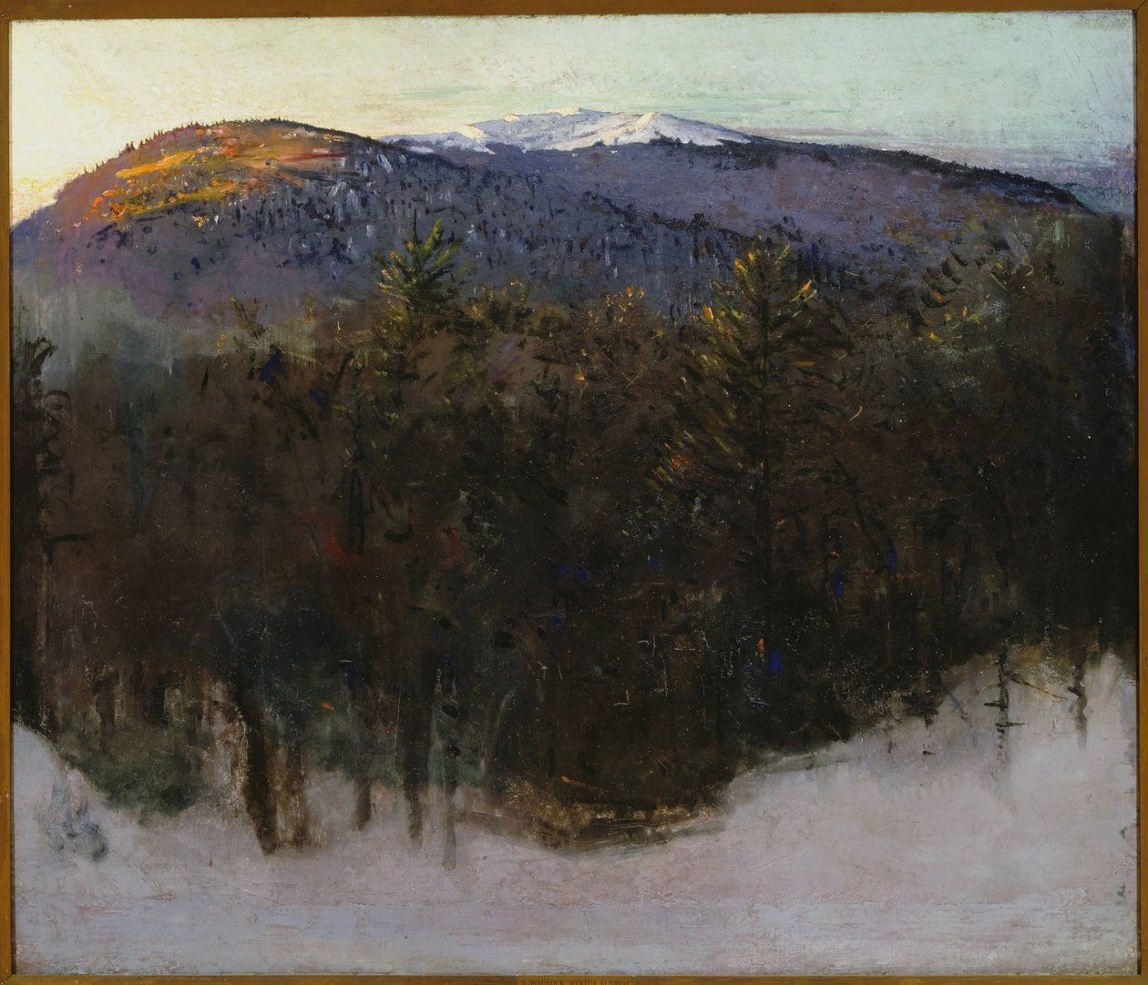 Monadnock, nascer do sol de inverno de Abbott Handerson Thayer