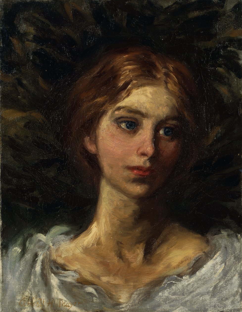 Retrato de uma menina, de Abbott Handerson Thayer
