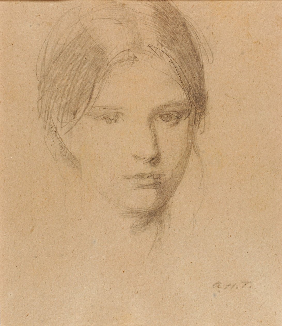 Retrato da filha do artista, Mary de Abbott Handerson Thayer
