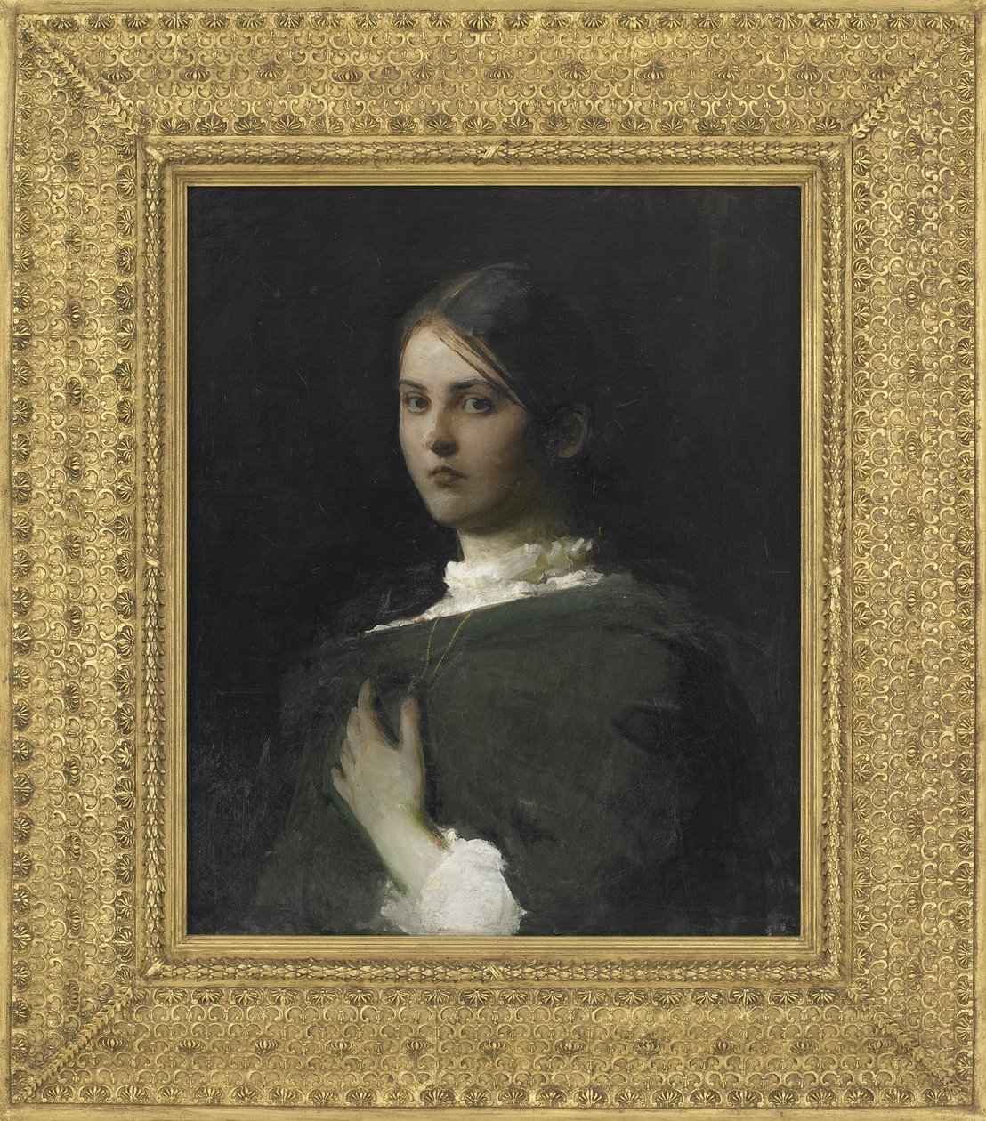 Retrato da filha mais velha do artista, 1893-94 de Abbott Handerson Thayer
