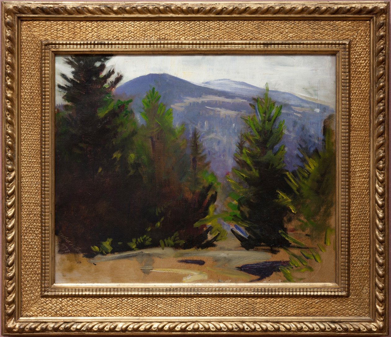 Esboço da montanha Monadnock de Abbott Handerson Thayer