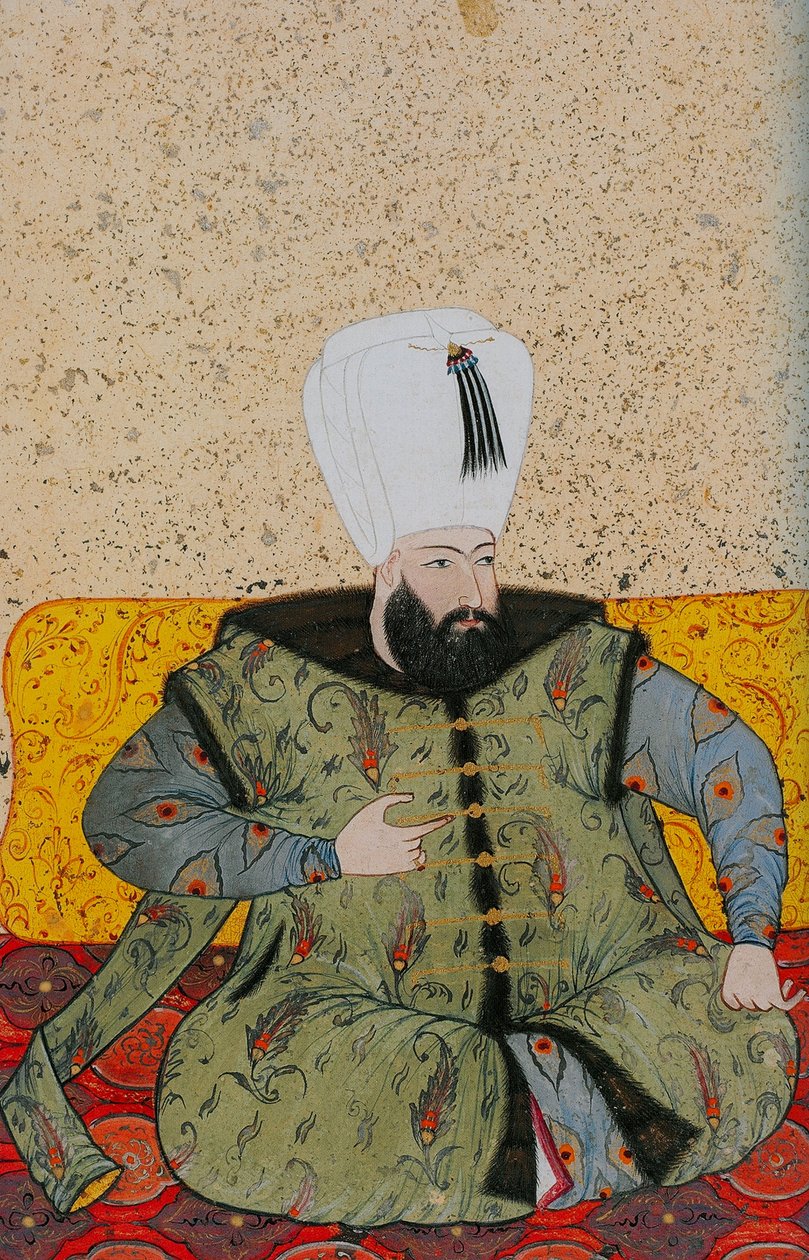 Ahmed I 1590-1617, Sultão do Império Otomano, ca 1705 de Abdulcelil Levni